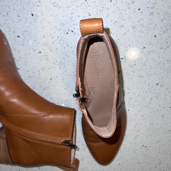 Madewell Camden Leather Ankle Booties (Style M4711) - Picture 6 of 7